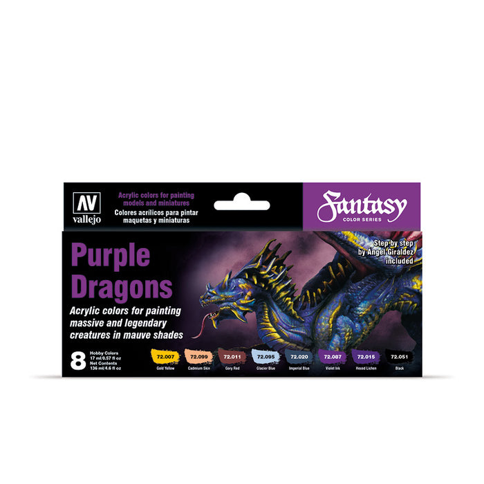 Purple Dragons Paint Set