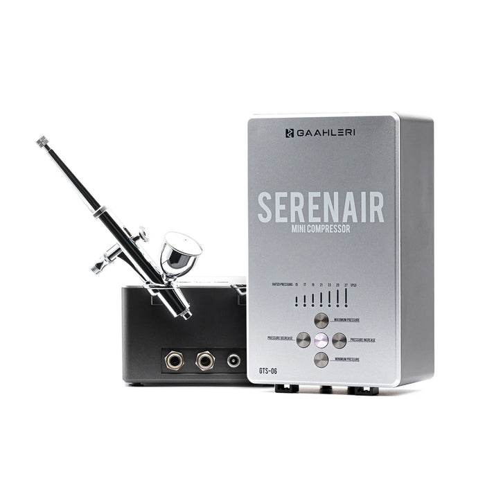 Gaahleri GTS-06 Serenair Mini-Kompressor mit Airbrush