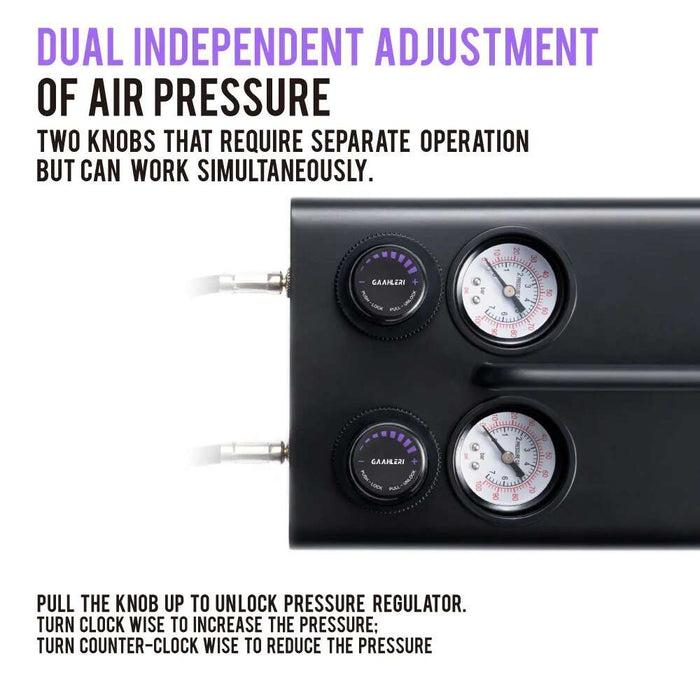 Kit compresseur d’aérographe Gaahleri Dual-Drive Series GT-918