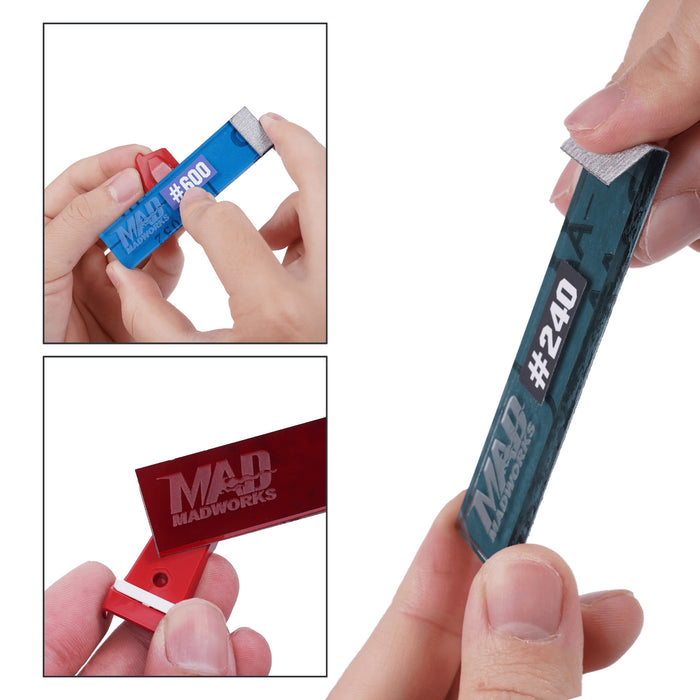 Selbstklebendes Schleifpapier-Set – 20 Stück