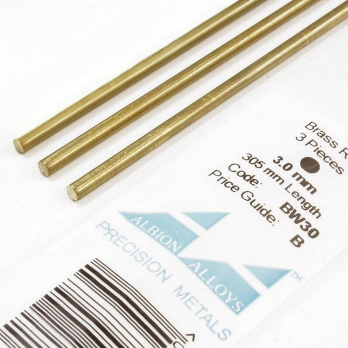 Spijkeren Messing Staven - 3mm x 305mm - Verpakking