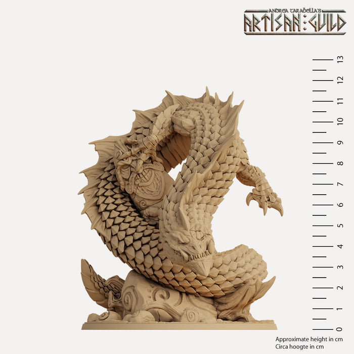 Linorm Dragon Great Linnorm of Skutagaard - 3D Printed Miniature — Empire of Minis