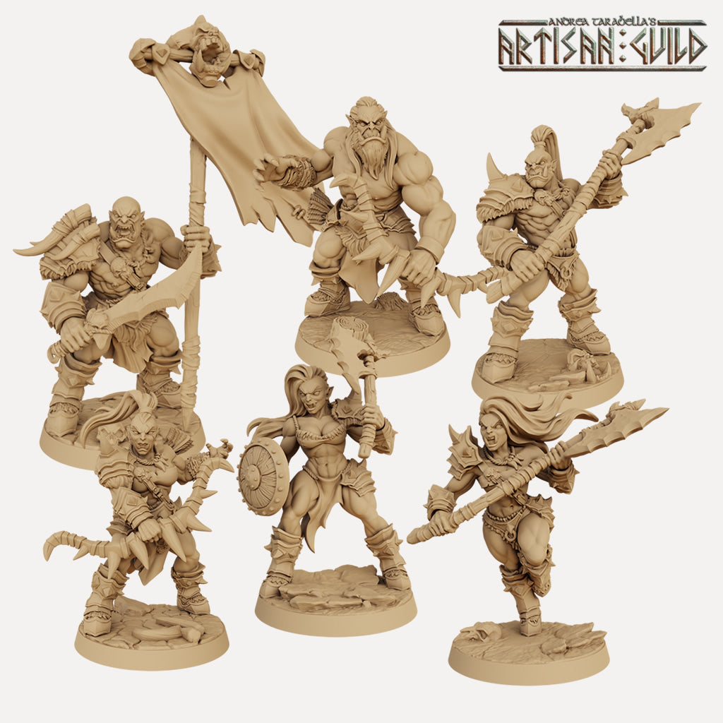 Orc Barbarians by Artisan Guild - Empire of Minis