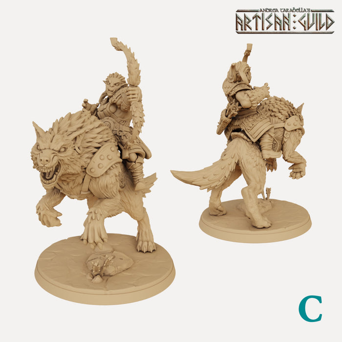 Orr'Ug Wolf Riders - 3D Printed Miniatures — Empire of Minis