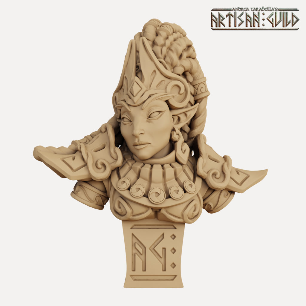 Ishtara, Gnome Queen Of Golemmar - 3D Printed Bust — Empire Of Minis