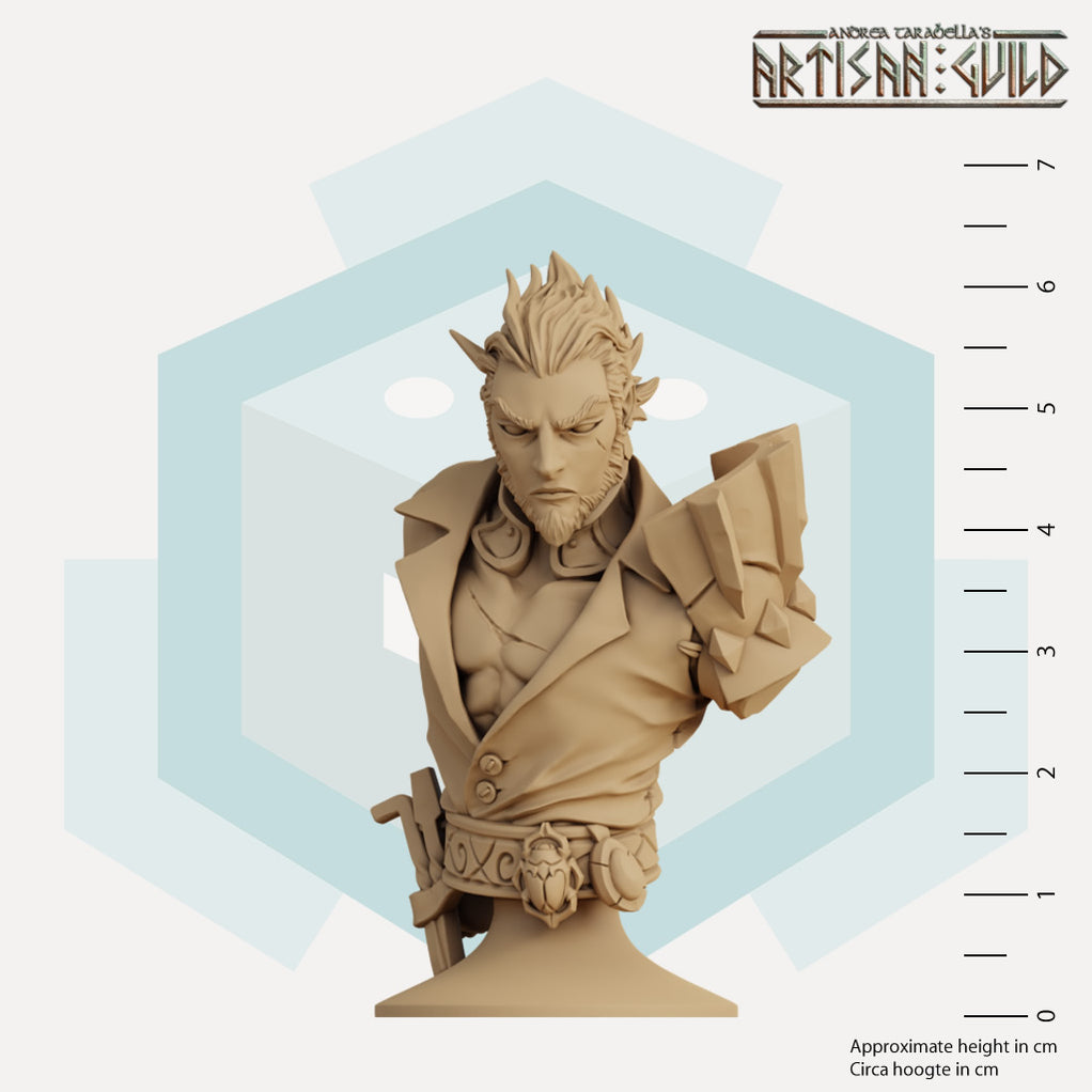 Drake Riftwalker - 3D Printed Bust — Empire of Minis