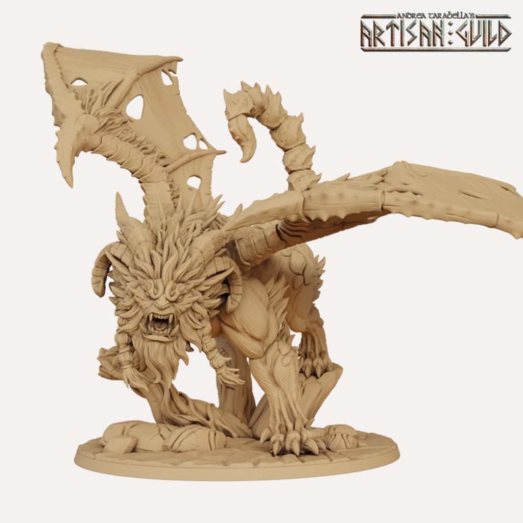 Goradrash, Blackcrag Manticore - 3D Printed Miniature — Empire of Minis