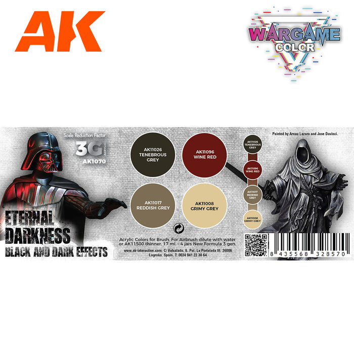Eternal Darkness - Wargame Color Set - 4x