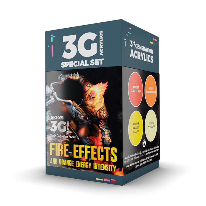 Fire Effects - Wargame Color Set - 4x