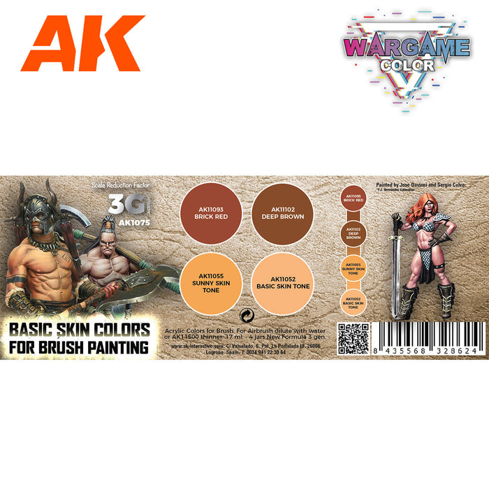 Basic Skin Color - Wargame Color Set