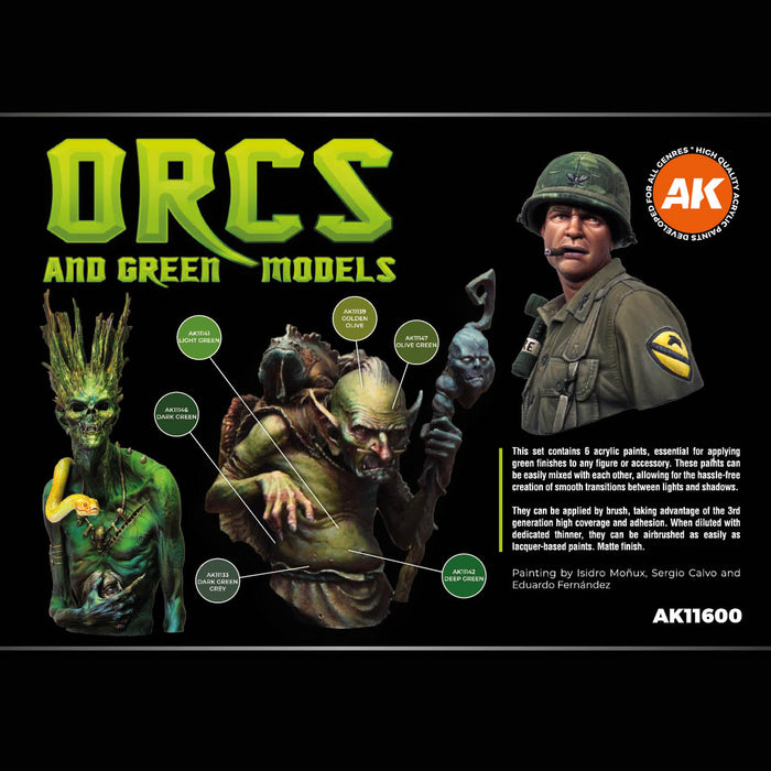 Orcs and Green Models Set - 6x