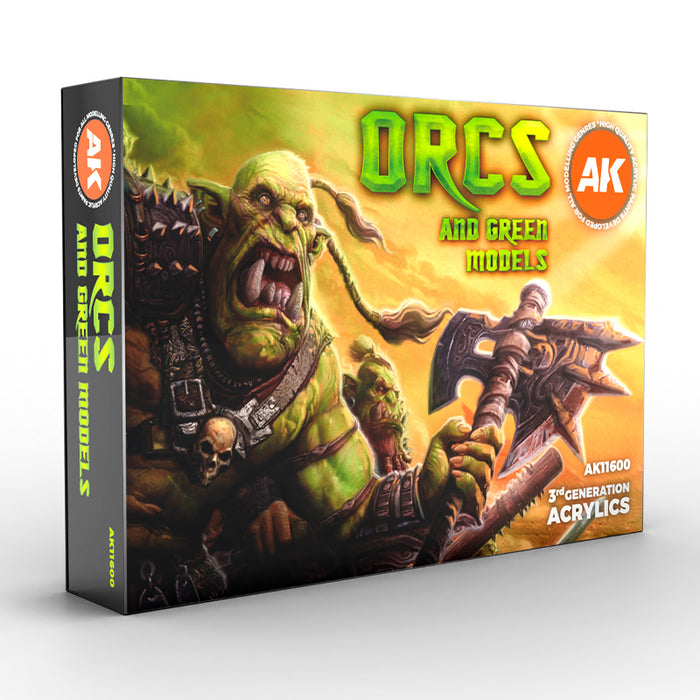 Orcs and Green Models Set - 6x