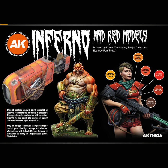 Inferno and Red Creatures Set - 6x