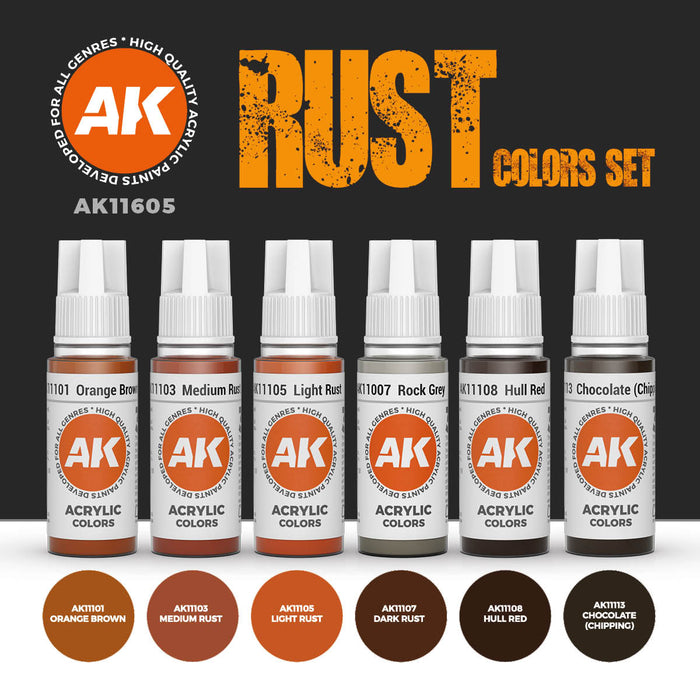 Rust and Abandoned Set - 6x
