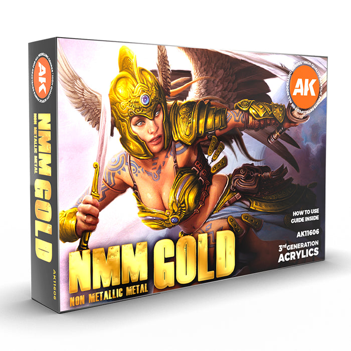 Non Metallic Metal Gold Set - 6x