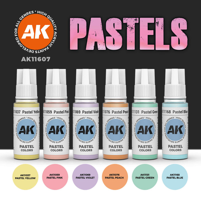Pastels Colors Set - 6x