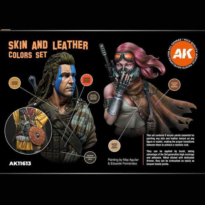 Skin and Leather Colors Set - 6x