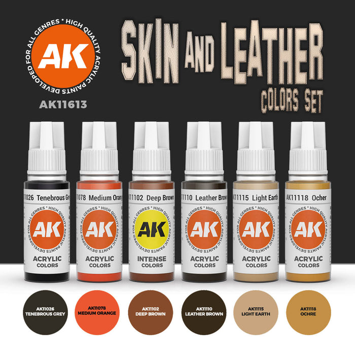 Skin and Leather Colors Set - 6x