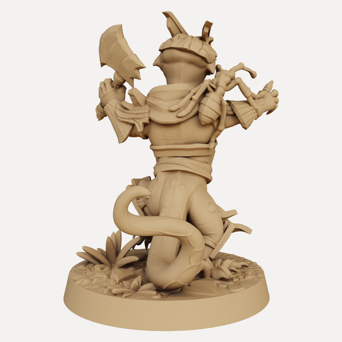 Skarb the Lizardfolk Barbarian