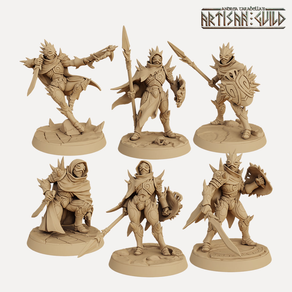 Blacktongue Assassins (Ashen Mask) - 3D Printed Miniatures — Empire of ...