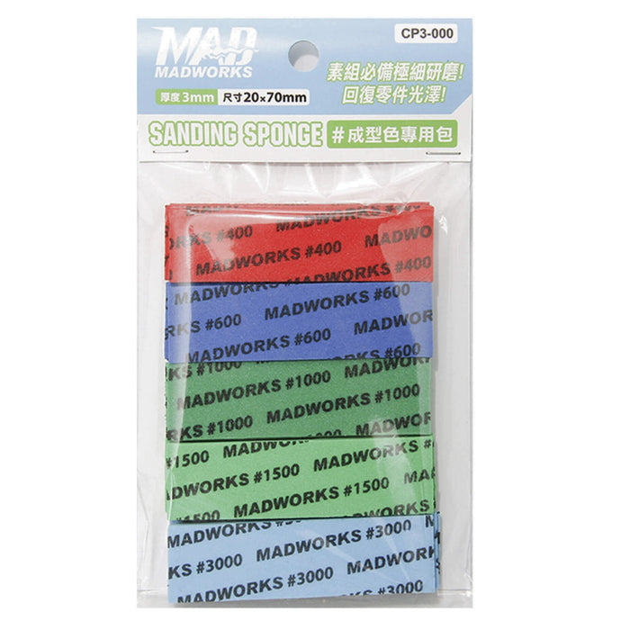 Schleifschwamm-Kombipack – 3 mm – Hochglanz