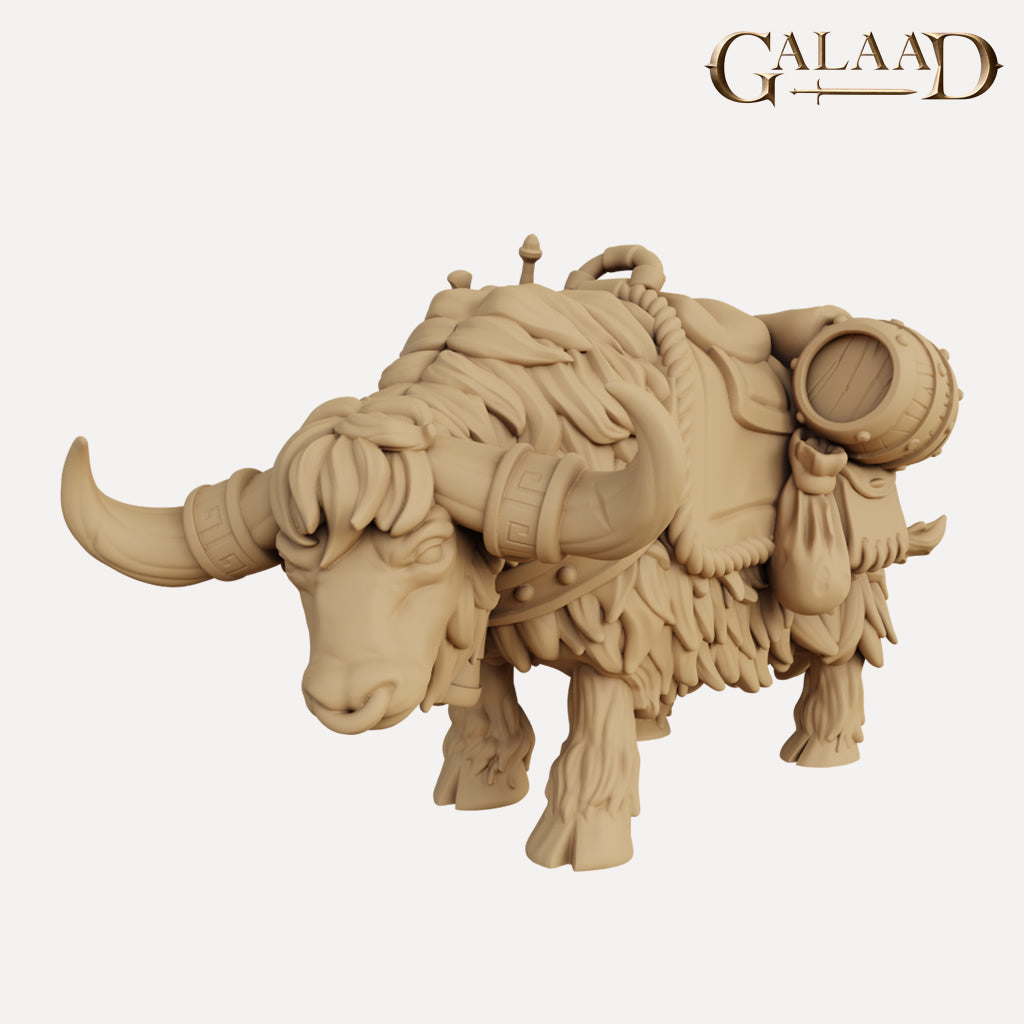 Yark Collection Packed Yak - 3D Printed Miniature — Empire of Minis