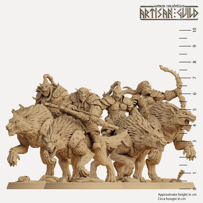 Wolf Rider Miniatures Orr'Ug Wolf Riders - 3D Printed Miniatures — Empire of Minis