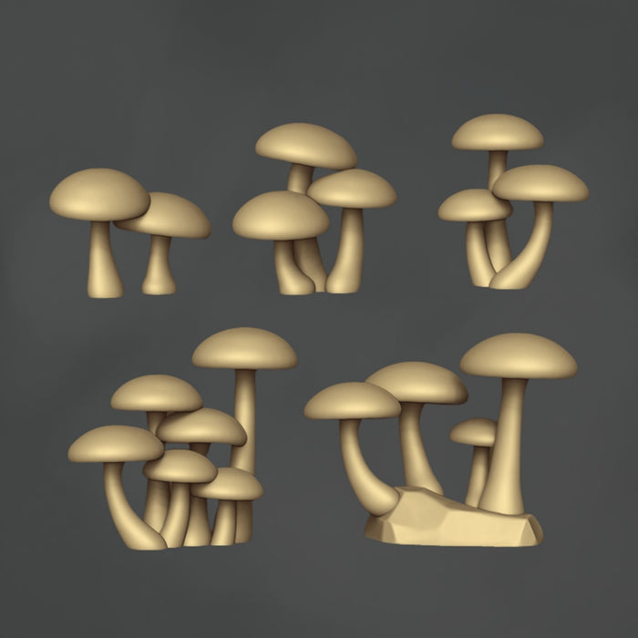 Smooth Button Mushrooms - 10x