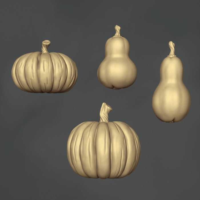Pumpkins and Gourds - 8x