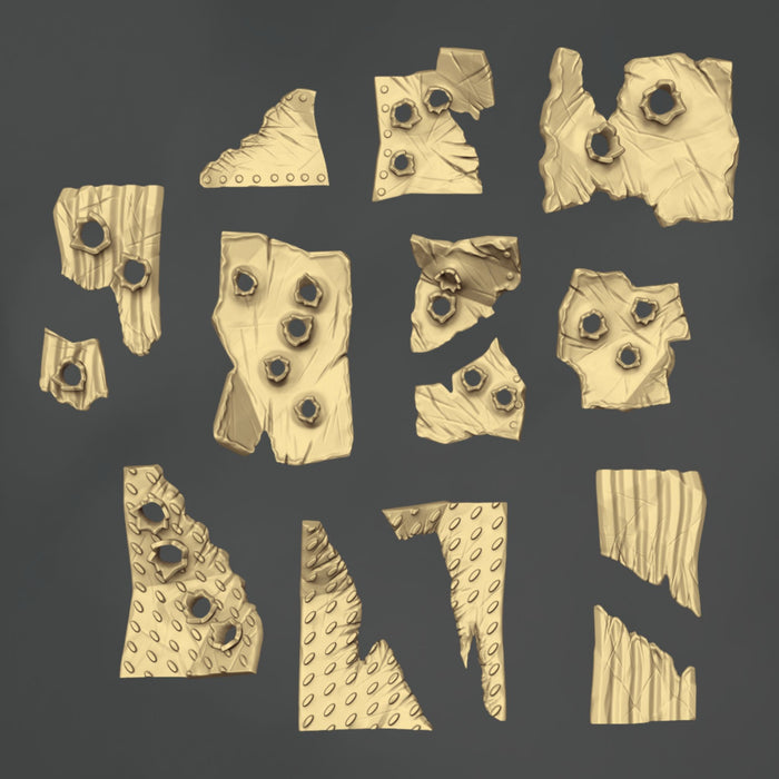 Metal Scraps - 14x