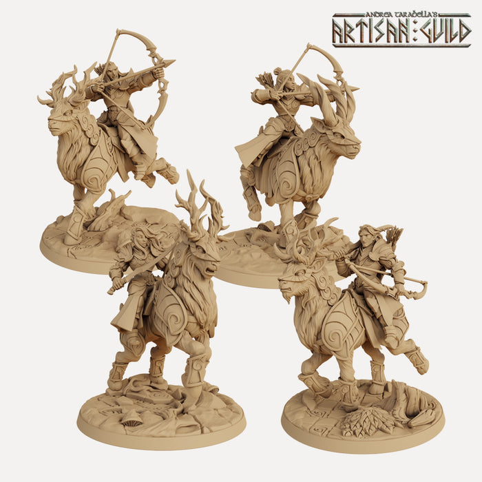 Miniatures Riders Goldhorn Cervid Riders - 3D Printed Miniatures — Empire of Minis