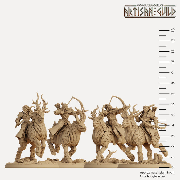 Miniatures Riders Goldhorn Cervid Riders - 3D Printed Miniatures — Empire of Minis