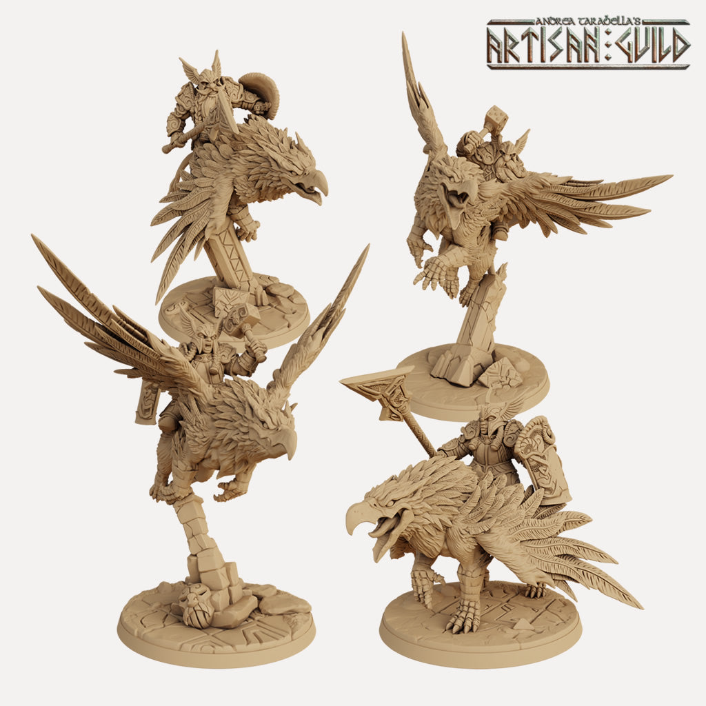 Skutagaard Gryphon Riders (Helmet) - 3D Printed Miniatures — Empire of ...