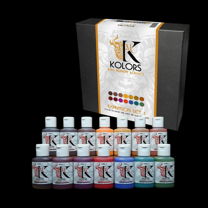 Colors of Nature Set - Pure Pigment Acrylics