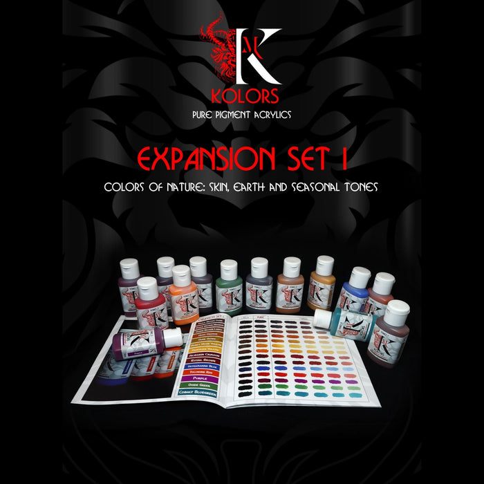 Colors of Nature Set - Pure Pigment Acrylics