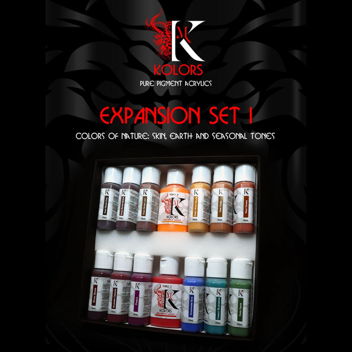 Colors of Nature Set - Pure Pigment Acrylics