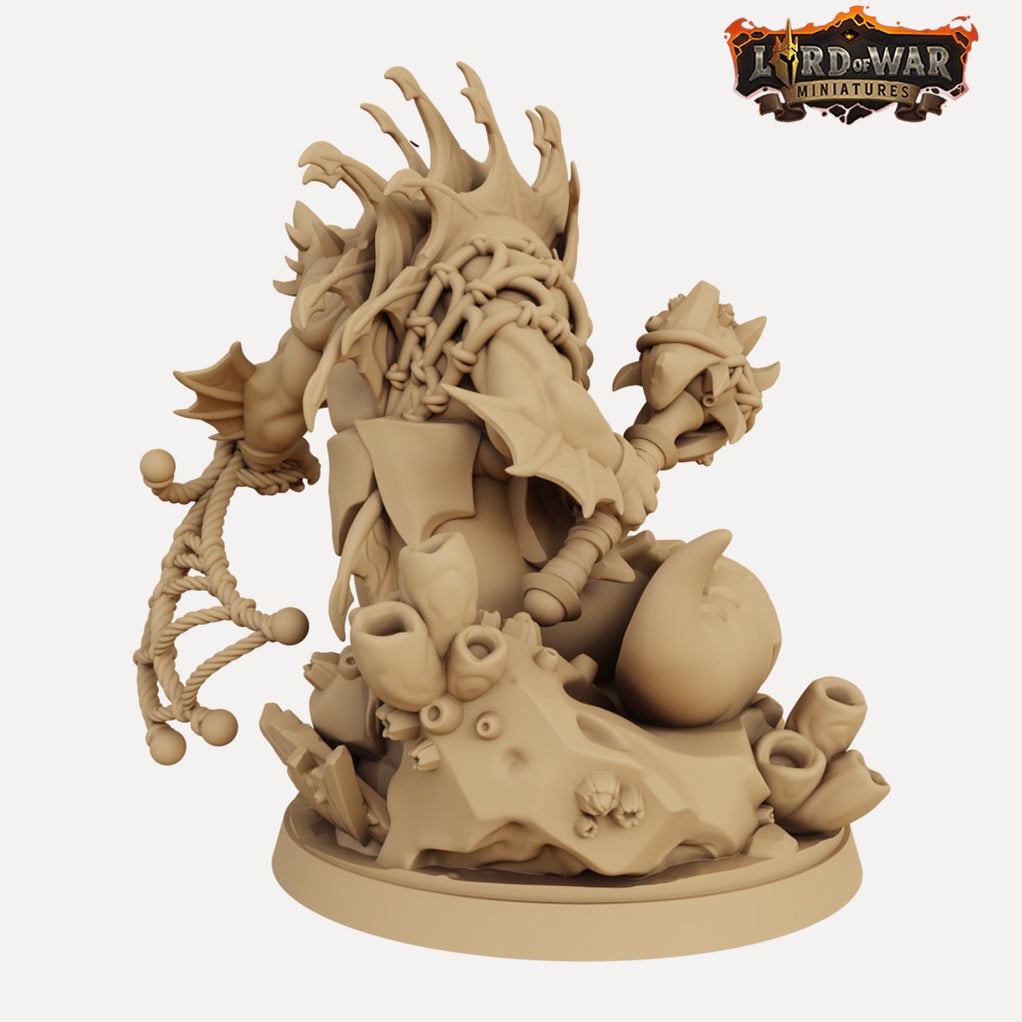 Coralus the Naga Commander - 3D Printed Miniature — Empire of Minis
