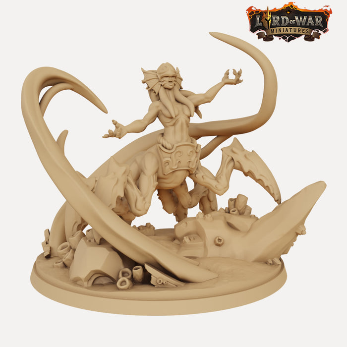 Nixara Nixara the Naga Sorceress - 3D Printed Miniature — Empire of Minis