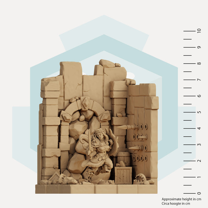 Mini-diorama Draxa Skullrend