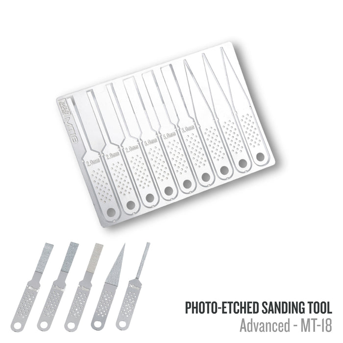 Fotogeätzte Schleifwerkzeuge