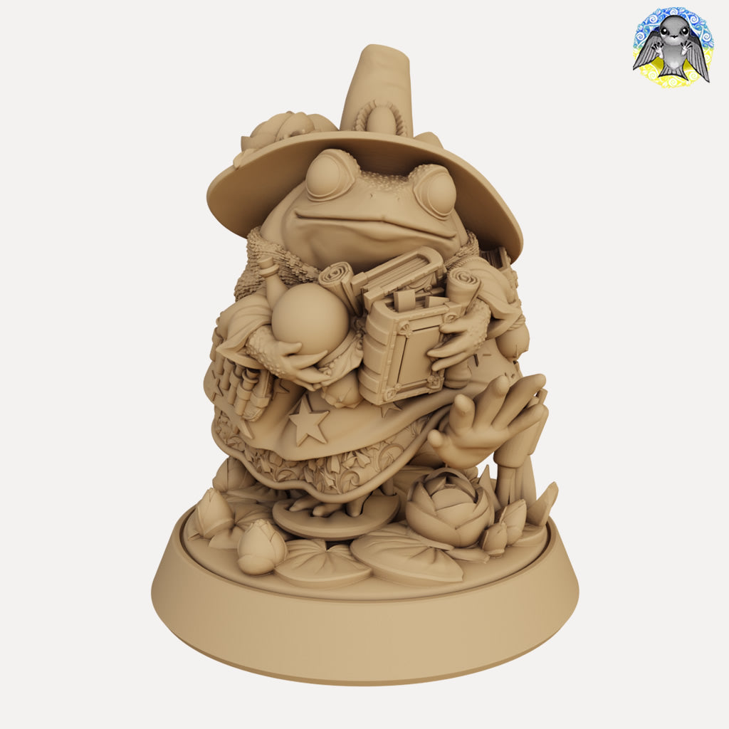 Mimi the Tomato Frog Wizardess - Miniature — Empire of Minis