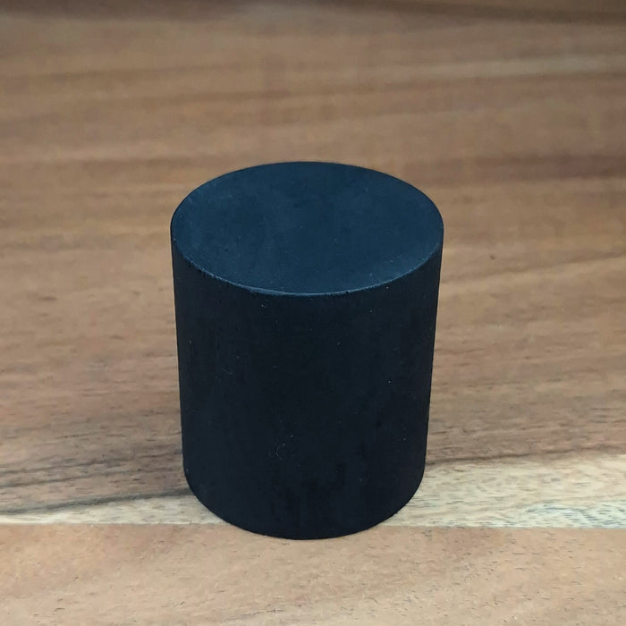 Cilindrische Vlakke Sokkel - 45x50mm - Zwart