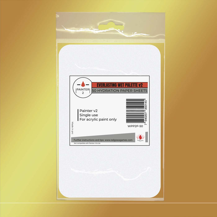 Hydration-Papiere für Painter v2 Wet Palette