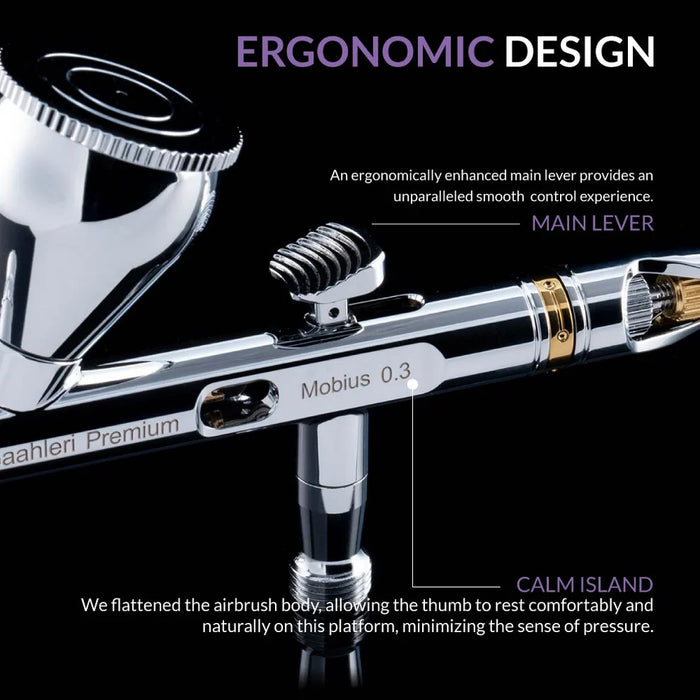 Gaahleri Premium Series Mobius 0.3mm Airbrush