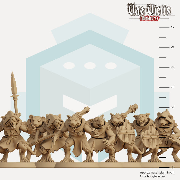 Ratkin Warband - 3D Printed Miniatures — Empire of Minis