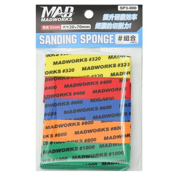 Schleifschwamm-Kombipack – 3 mm – Standard