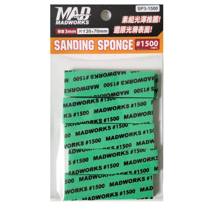 Schleifschwamm-Set – 3 mm – 10 Stück