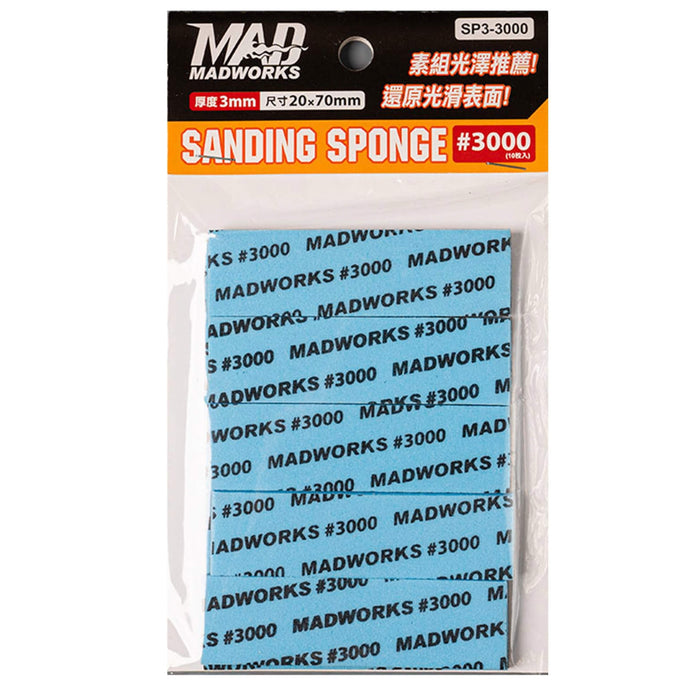 Schleifschwamm-Set – 3 mm – 10 Stück