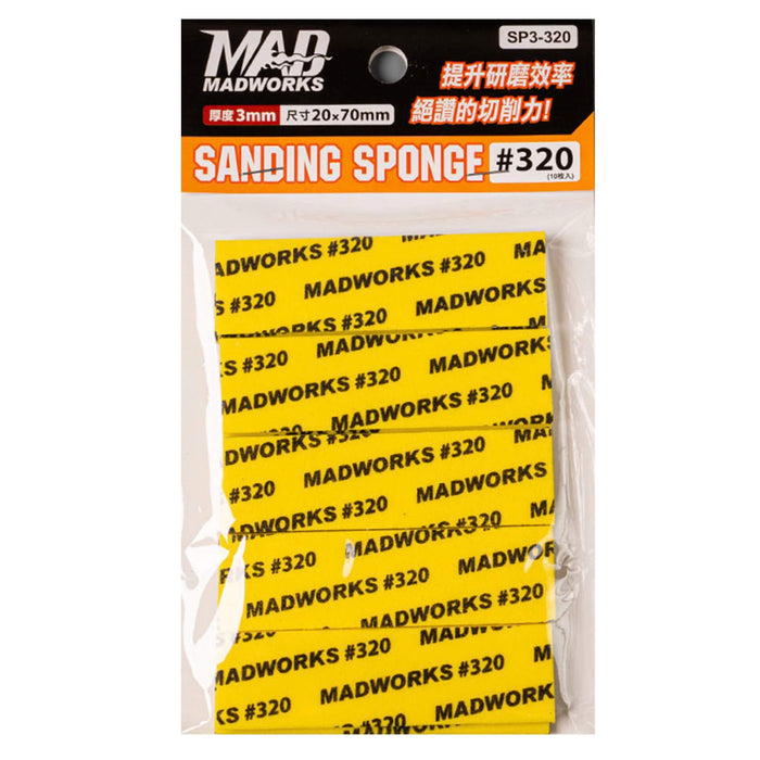 Schleifschwamm-Set – 3 mm – 10 Stück