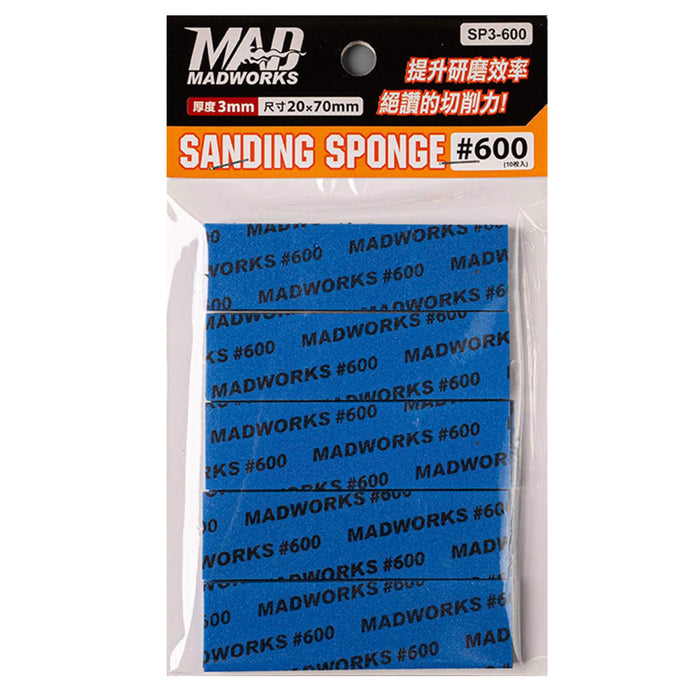 Schleifschwamm-Set – 3 mm – 10 Stück